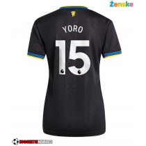 Ženske Nogometnih dresov Manchester United Leny Yoro #15 Tretji 2025-26 Kratki rokavi